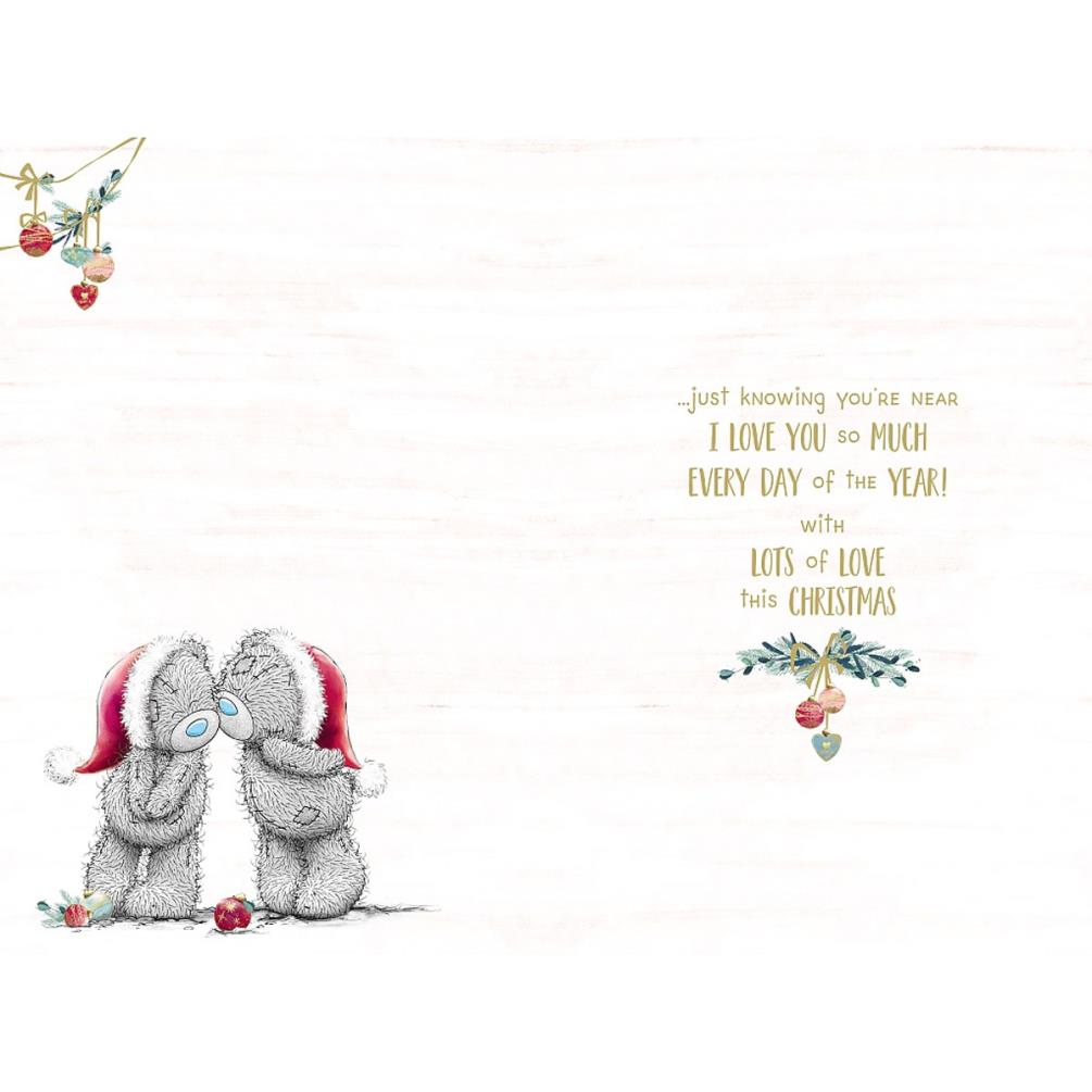 Beautiful Wife Me to You Bear Christmas Card Extra Image 1
